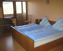Doppelzimmer mit Balkon und Moselblick