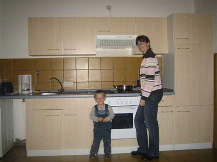 K&uuml;che von der Ferienwohnung bei Familie Simon in Reil